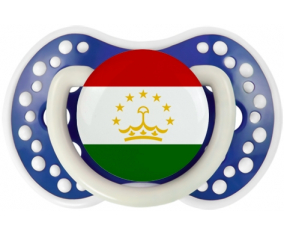 Bandera tayikistán lovi dynamic azul marino fosforescente