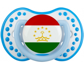 Bandera tayikistán lovi dynamic fosforescente blanco-azul