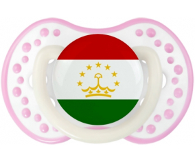 Bandera tayikistán lovi dynamic fosforescente blanco-rosa