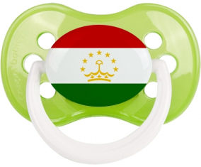 Bandera Tayikistán Clásico Verde Anatómico Lollipop
