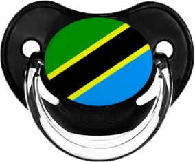 Tanzania Clásica Bandera Tetina Negra
