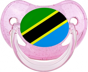 Tanzania Bandera tetina fisiológica brillo rosa