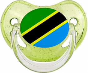 Tanzania Verde Lentejuelas Bandera Tetina