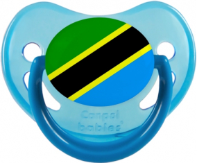 Tanzania Bandera Tetina Fisiológica Fosforescente Azul