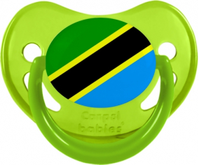 Tanzania Bandera tetina fisiológica Fosforescente Verde