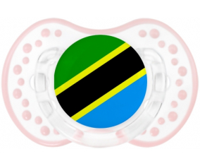 Tanzania Sucete bandera lovi dynamic retro-blanco-rosa-tierno clásico