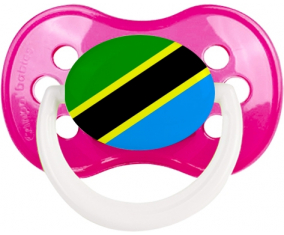 Tanzania suceto anatómico clásico bandera rosa oscura