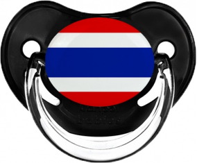 La clásica bandera fisiológica negra de Tailandia