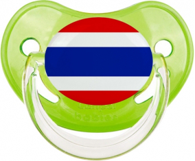 La clásica bandera de chupador verde de Tailandia