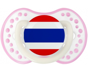 Bandera de Tailandia Tetine lovi dynamic blanco rosa fosforescente