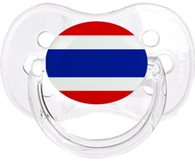 Tailandia bandera clásica transparente cereza lollipop