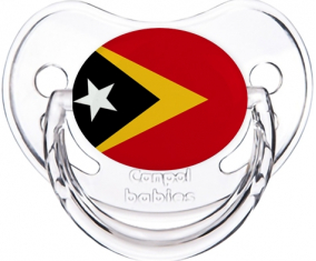 Bandera Timor Leste Clásica Transparente Piruleta Fisiológica