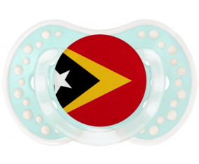 Timor Leste Lollipop bandera lovi dynamic retro-turquesa-laguna clásica