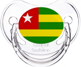 Togo Bandera Clásica Piruleta Fisiológica Transparente