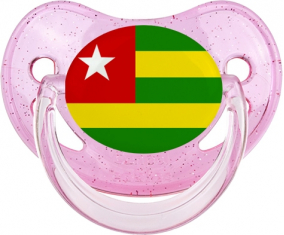 Togo Bandera Fisiológica Lollipop Rosa lentejuelas