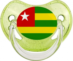 Bandera de Togo Verde Lentejuelas Physiological Lollipop