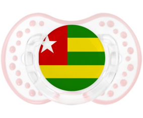 Togo Flag lovi dynamic clásico retro-blanco-rosa-tierno