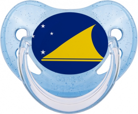 Tokelau Tétine Tetina de lentejuelas azules