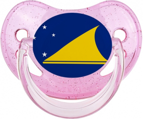 Tokelau Tetine Bandera rosa de lentejuelas fisiológicas