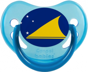 Bandera Tokelau Fisiológica Tetina Fosforescente Azul