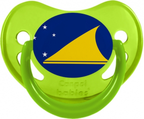 Bandera Tokelau Tetina Fisiológica Fosforescente Verde