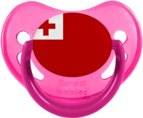 Bandera fosforescente de rosa fisiológica de suceto de Tonga