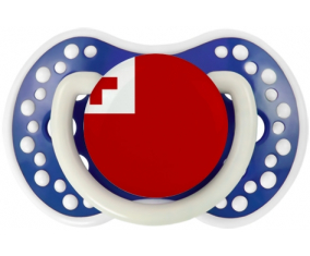 Bandera tetina de Tonga lovi dynamic fosforescente azul marino