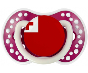 Bandera tetina de Tonga lovi dynamic fucsia fosforescente