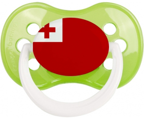 Tonga Bandera Clásica Piruleta Anatómica Verde