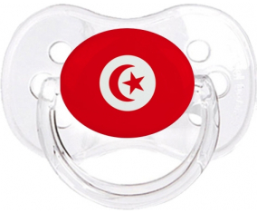 Bandera de Túnez Tetine Cherry Classic Transparente