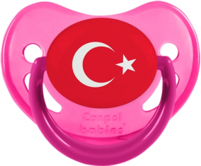 Bandera de Turquía Rosa fisiológica tetina fosforescente