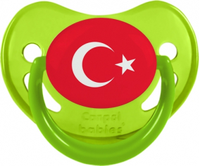 Bandera de Turquía Fosforescente Verde Fisiológico