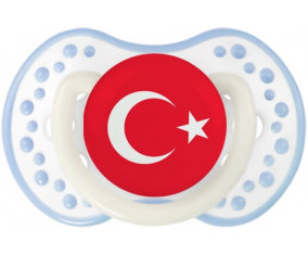 Suceto de bandera de Turquía lovi dynamic clásico cian blanco