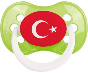 Bandera verde clásica del dragón dragón de Turquía