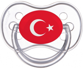 Bandera de Turquía sucete anatómico clásico transparente