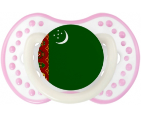 Bandera turkmenistán Tetine lovi dynamic fosforescente rosa-blanco