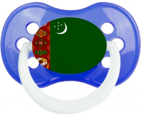 Bandera Turkmenistán Clásico Azul Anatómica Lollipop