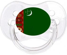 Bandera Turkmenistán Clásico Transparente Cereza Lollipop