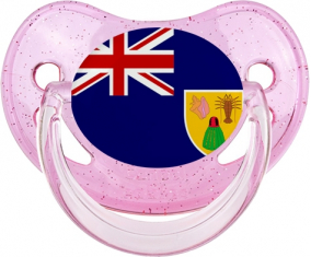 Bandera Turcos y Caicos Lentejuelas Piruleta Fisiológica