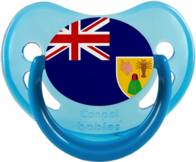 Bandera Turcos y Caicos Fosforecente Blue Lollipop