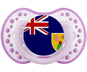 Bandera Turcos y Caicos Lollipop lovi dynamic Clásico White-Mauve