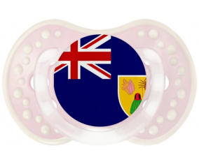 Flag Turks y Caicos Lollipop lovi dynamic clásico retro-rosa-tierno