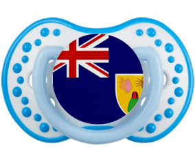 Bandera Turcos y Caicos Lollipop lovi dynamic azul fosforescente