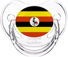 Bandera de Uganda Bandera Clásica Fisiológica Transparente Tetin