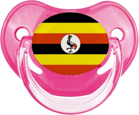 Bandera de Uganda Tetina Fisiológica Rosa Clásica