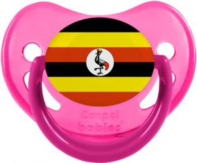 Bandera de Uganda Rosa fisiológica tetina fosforescente
