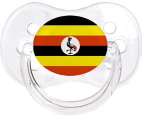 Uganda Bandera Azúcar Cereza Transparente Clásico