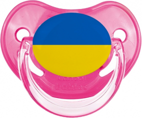 Ucrania dragón dragón clásico bandera rosa