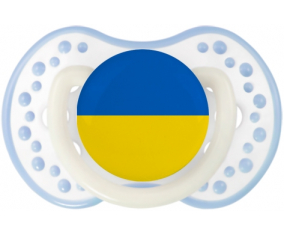 Bandera de Ucrania Tetine lovi dynamic clásico cian blanco