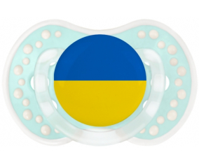 Ucrania Bandera tetina lovi dynamic clásico retro-turquesa-laguna